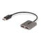 Dual-Monitor DisplayPort 1.4 Splitter, DisplayPort to 2x DP Multi-Monitor Adapter, Dual 5K 60Hz Computer MST Hub, Extra-Long Built-in Cable - Windows Only