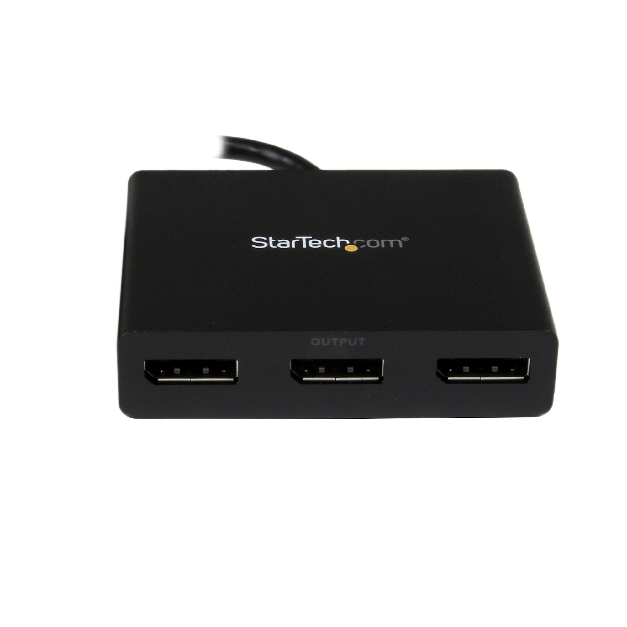 3-Port DisplayPort 1.2 Splitter, DisplayPort to 3x DP Multi-Monitor Adapter, Dual 4K 30Hz and 1080p 60Hz Computer MST Hub - Windows Only 