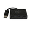 3-Port DisplayPort 1.2 Splitter, DisplayPort to 3x DP Multi-Monitor Adapter, Dual 4K 30Hz and 1080p 60Hz Computer MST Hub - Windows Only