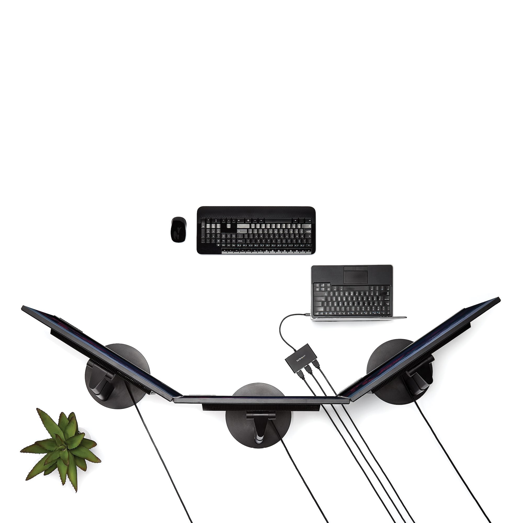 3-Port Multi Monitor Adapter - DisplayPort 1.2 to 3x HDMI MST Hub - Triple 1080p HDMI Monitors - Video Splitter for Extended Desktop Mode on Windows PCs Only - DP to 3x HDMI 