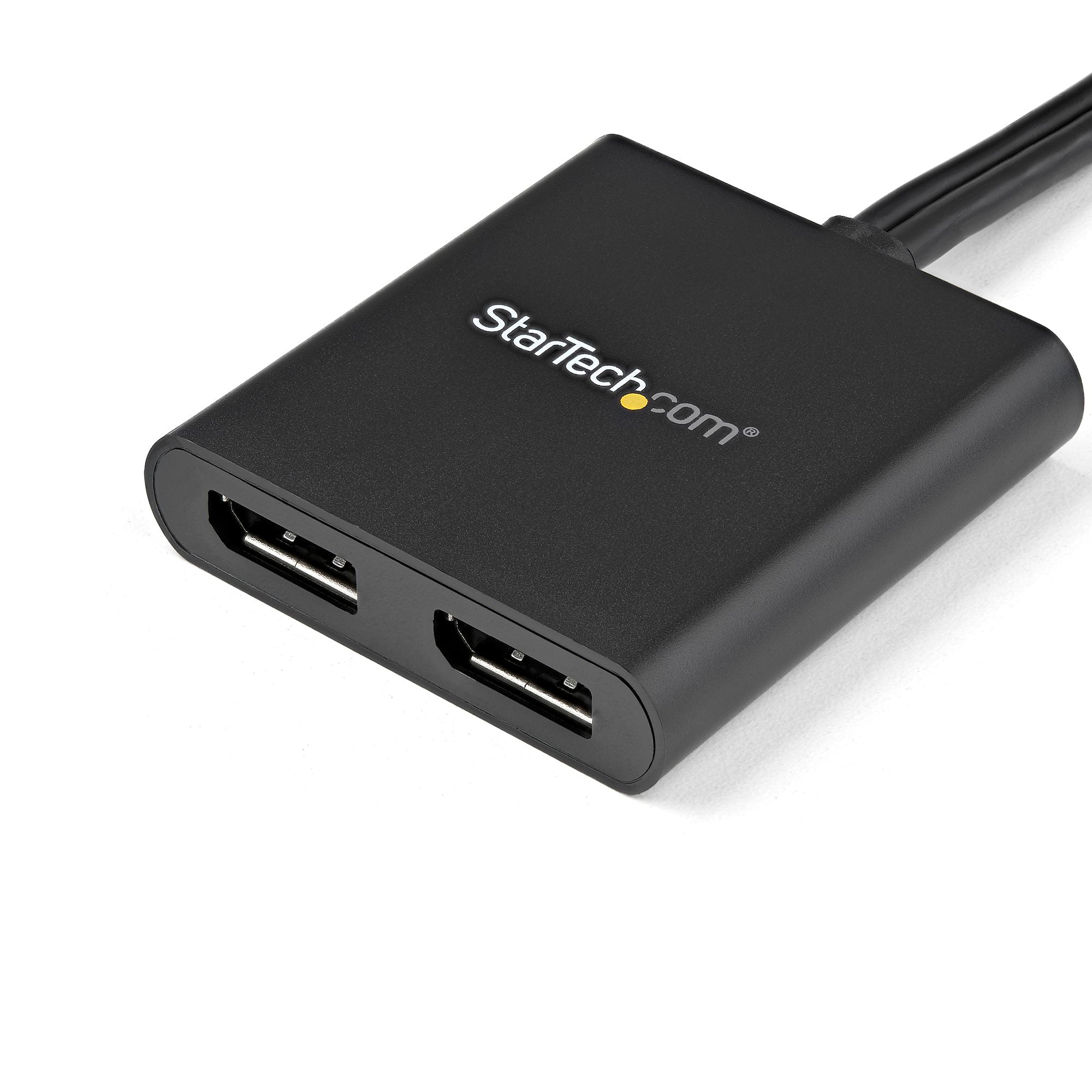 2-Port Multi Monitor Adapter - Mini DisplayPort to 2x DisplayPort MST Hub - Dual 4K 30Hz - Video Splitter for Extended Desktop Mode on Windows PCs Only - mDP 1.2 to 2x DP 