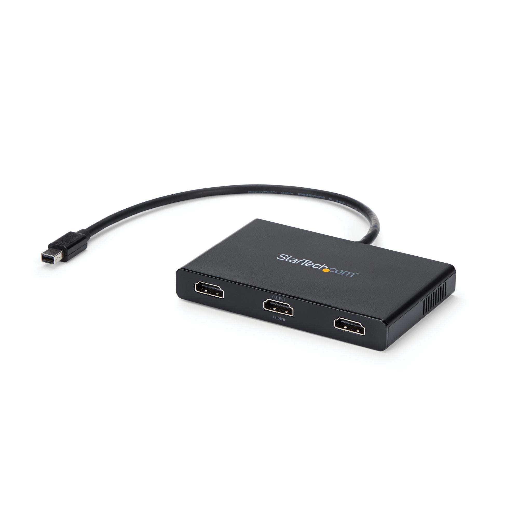 3-Port Multi Monitor Adapter - Mini DisplayPort to HDMI MST Hub - Triple 1080p or Dual 4K 30Hz - Video Splitter for Extended Desktop Mode on Windows Only - mDP 1.2 to 3x HDMI 