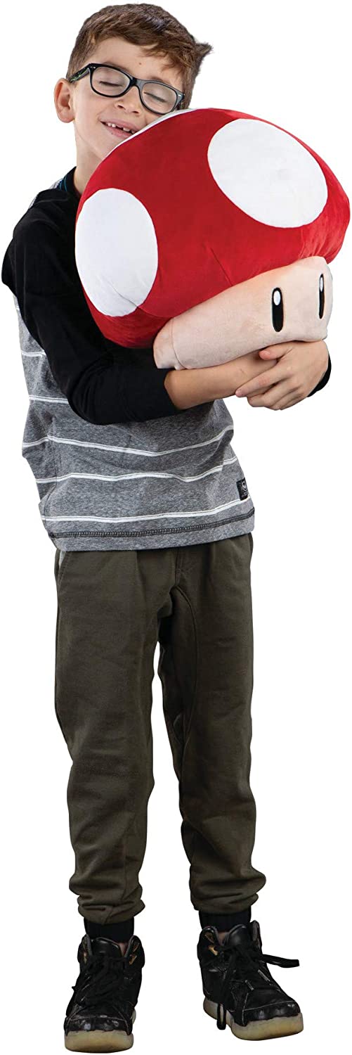 Club Mocchi-Mocchi Giant Nintendo Super Mario Plush 15 inch Plush - Mushroom 