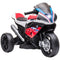 Aosom Kids Electric Motorcycle with Pedal 6V Battery Powered Ride-On Toy with Music Horn Headlights for 1.5-5 Years Red