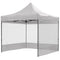 Outsunny 10' x 10' Pop Up Canopy Tent Gazebo with Wheeled Carry Bag and Sides, Height Adjustable for Outdoor, Patio, Garden