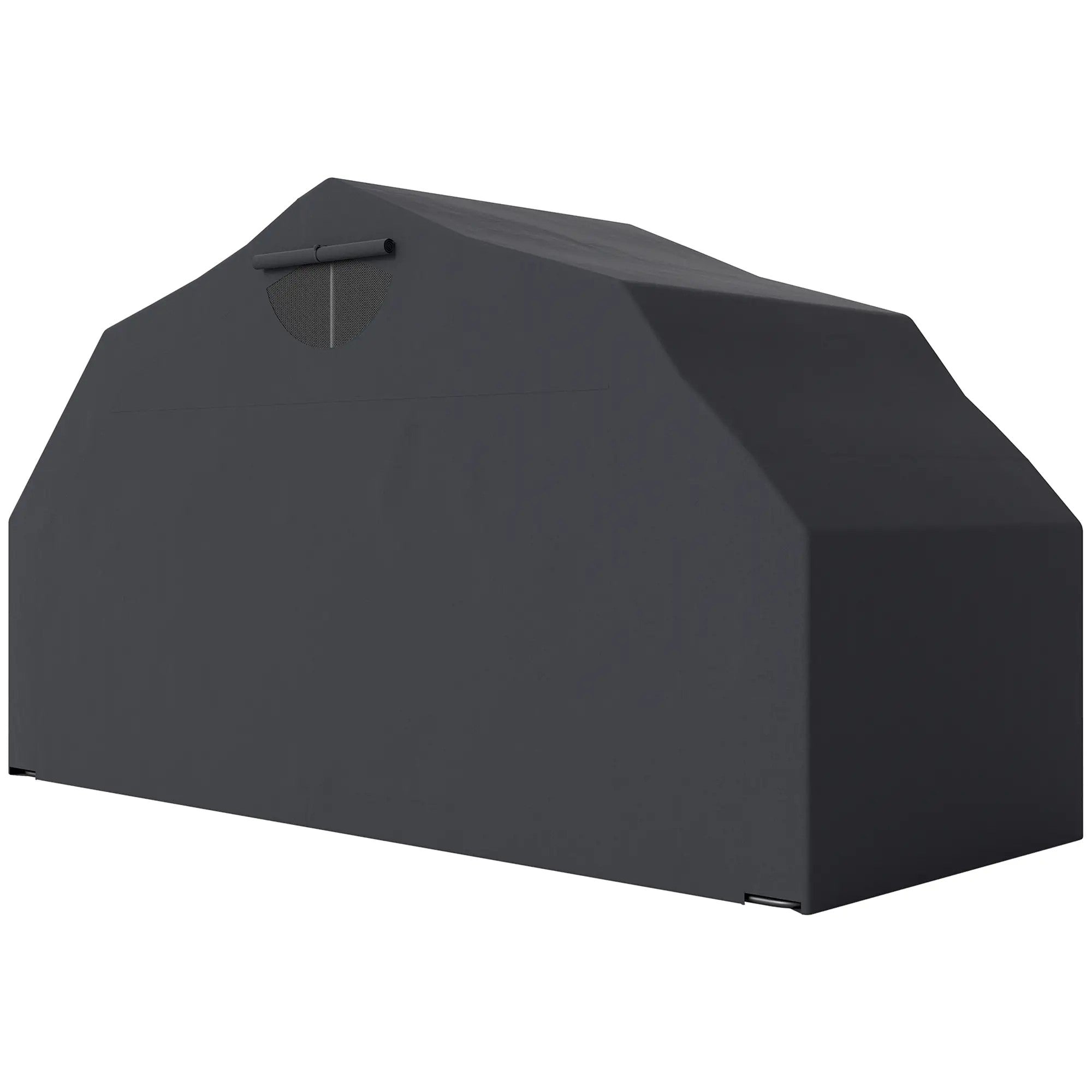 Outsunny Motorcycle Shelter, Waterproof Motorcycle Cover Tent with 2 Mesh Windows, UV Protected & Dustproof Bike Storage Shed 