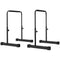 Soozier Push Up Bars, Adjustable Dip Station Parallel Bars with 4 Height Levels for Home Gym Fitness Workout