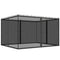 Replacement Mosquito Netting for Gazebo 10' x 13' Black Screen Walls for Canopy with Zippers, Black