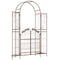 7ft Garden Arch Trellis, Metal Arch, Outdoor Garden Arbor for Climbing Plants, Wedding Decoration