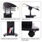 HOMCOM Deluxe Adjustable Rolling Laptop Cart Presentation Stand Black
