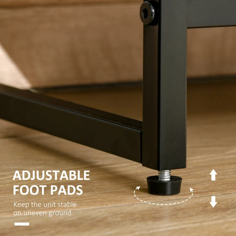 7-Bin Dresser Storage Tower Cabinet Organizer Unit, Easy Pull Fabric Bins with Metal Frame for Bedroom