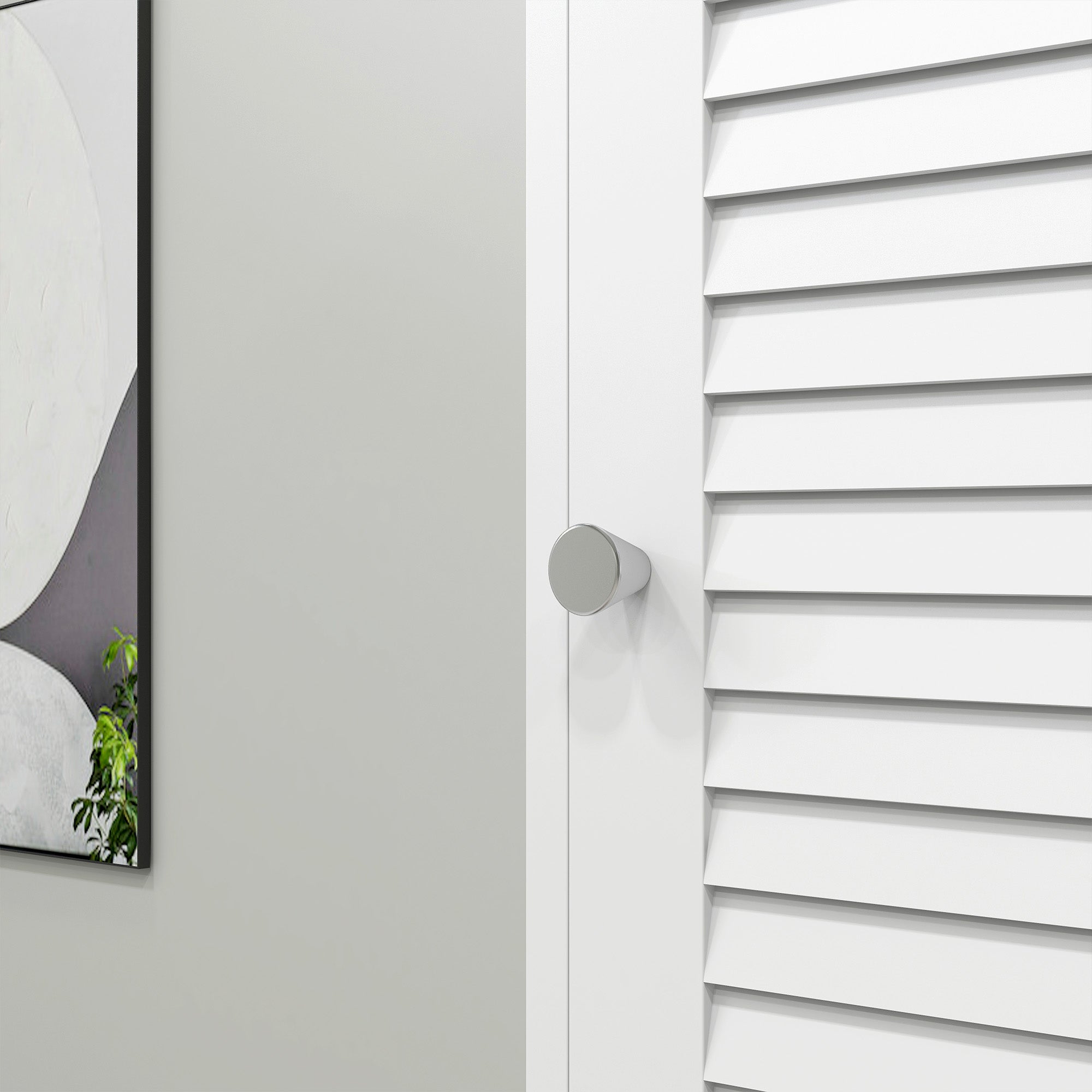 HOMCOM Narrow Tall Bathroom Storage Cabinet Shelves Doors White 