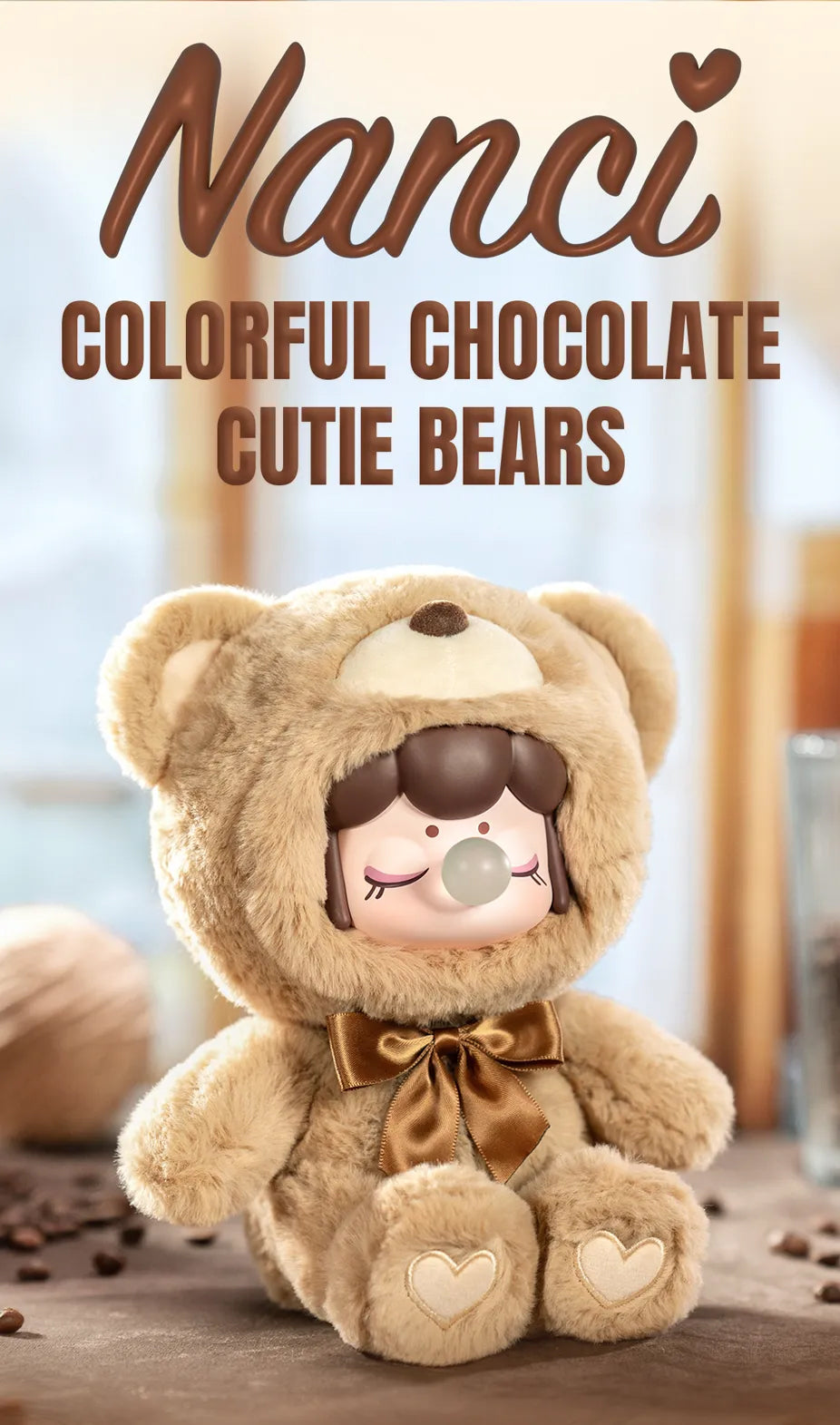 NANCI Colorful Chocolate Cutie Bears Series Plush Figure (Blind Box) 