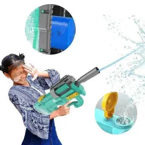 New P90 Electric Water Gun High-Tech Kids Toys Outdoor Beach Pool Large Capacity Summer Gel Blasting Water Gun For Adults 