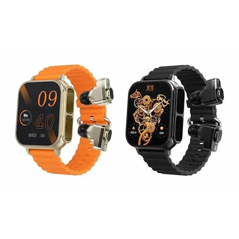 NFC Earphone Smart Watch Two-in-one Sitting Heart Rate Health Monitoring Multi-Language Support Smart Watch 