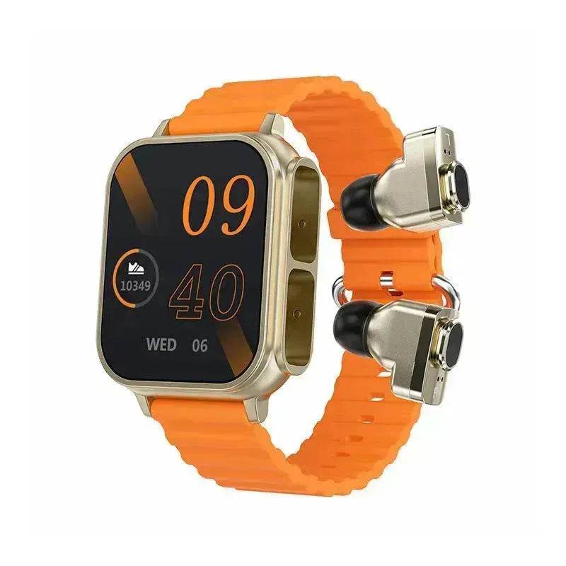 NFC Earphone Smart Watch Two-in-one Sitting Heart Rate Health Monitoring Multi-Language Support Smart Watch 