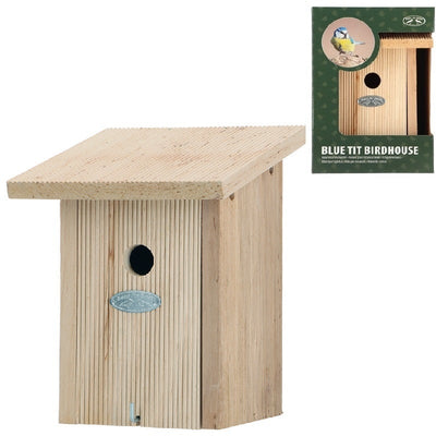 Blue Tit Bird House in Gift Box 