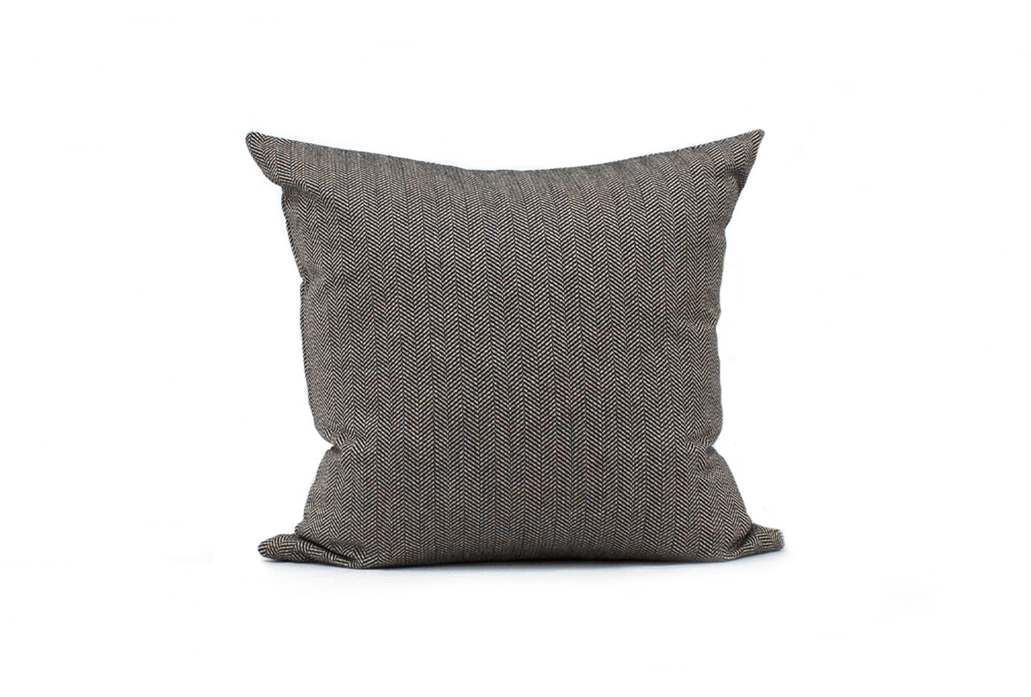 Noir Herringbone Cushion Cover 