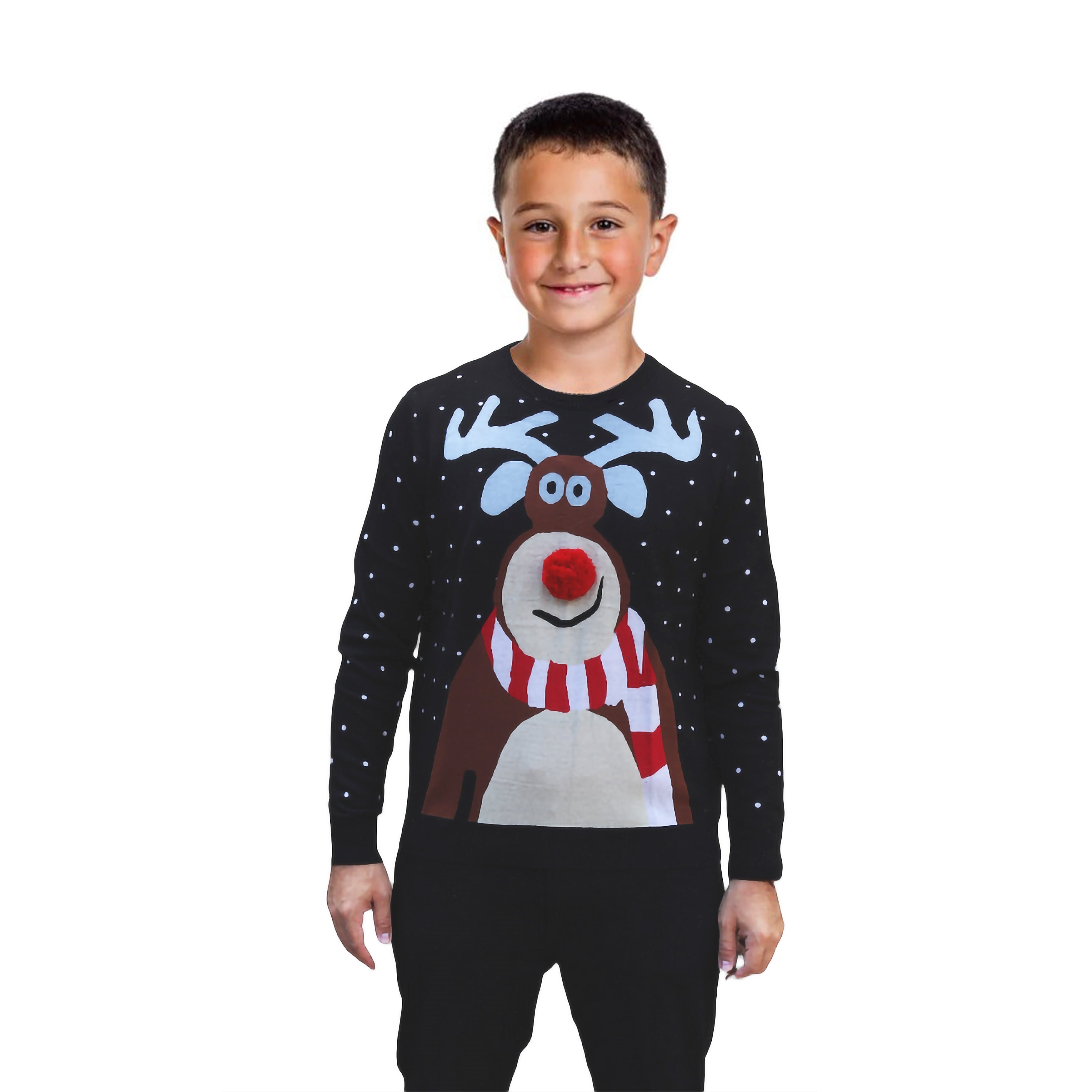 Boy Nosy Reinder Sweater 