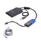 Portable Laptop Crash Cart Adapter, USB/VGA/Mini DisplayPort KVM Console, File Transfer and Video Capture, TAA Compliant
