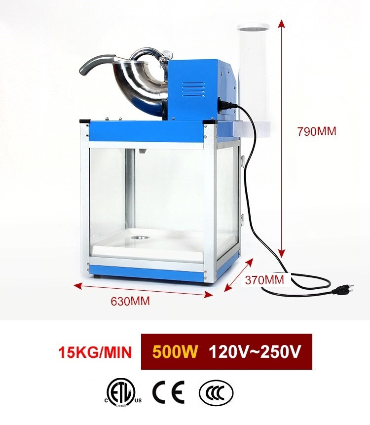 Commercial Small Countertop Crushed Ice Maker Sno Cone Machine 