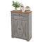 Storage Cabinet Farmhouse Sideboard Storage Cabinet with Doors and Drawer for Kitchen, Living Room, Grey Wash