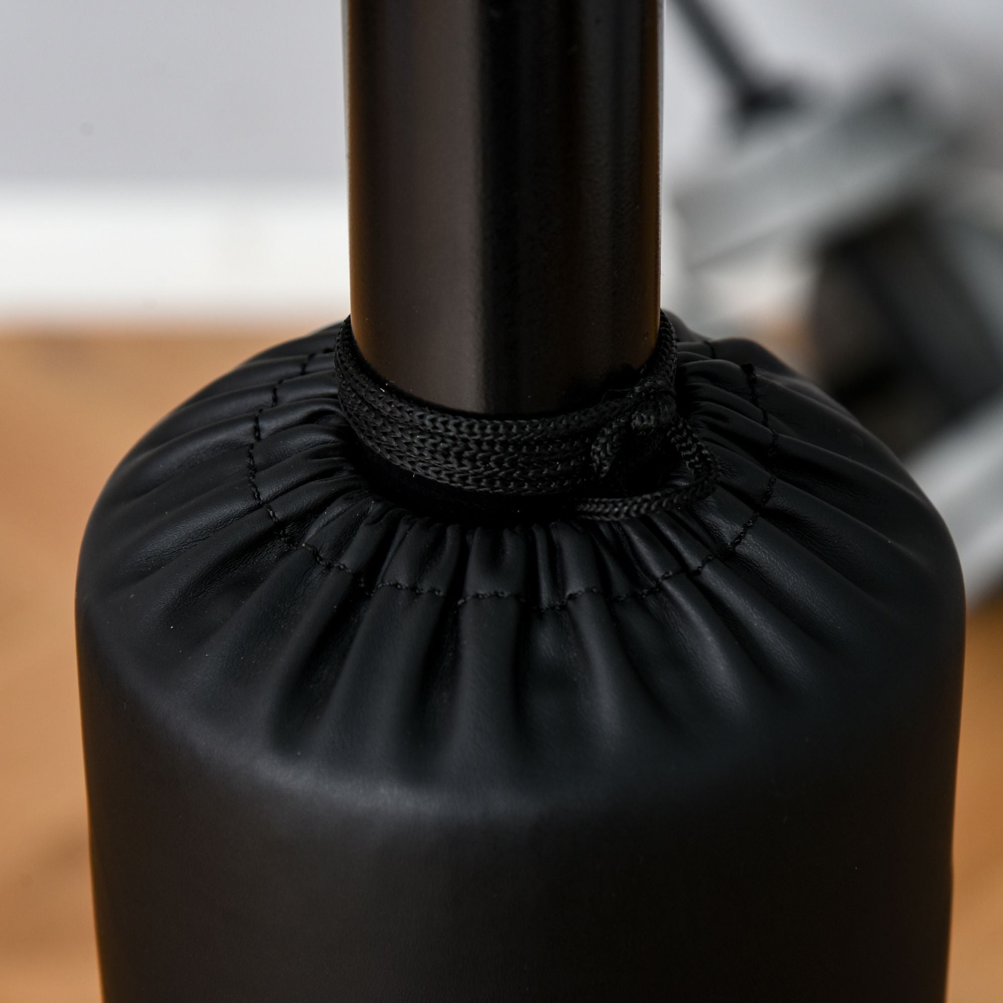 Soozier 3-in-1 Boxing Punching Bag Stand with Speedballs Relax Bar PU-Wrapped Bag Adjustable Height for Home Gym 