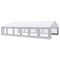 Outsunny 23' x 39' Party Tent, Heavy Duty Outdoor Canopy Tent Shelter with 2 Doors and 12 Windows for Parties, Events, White