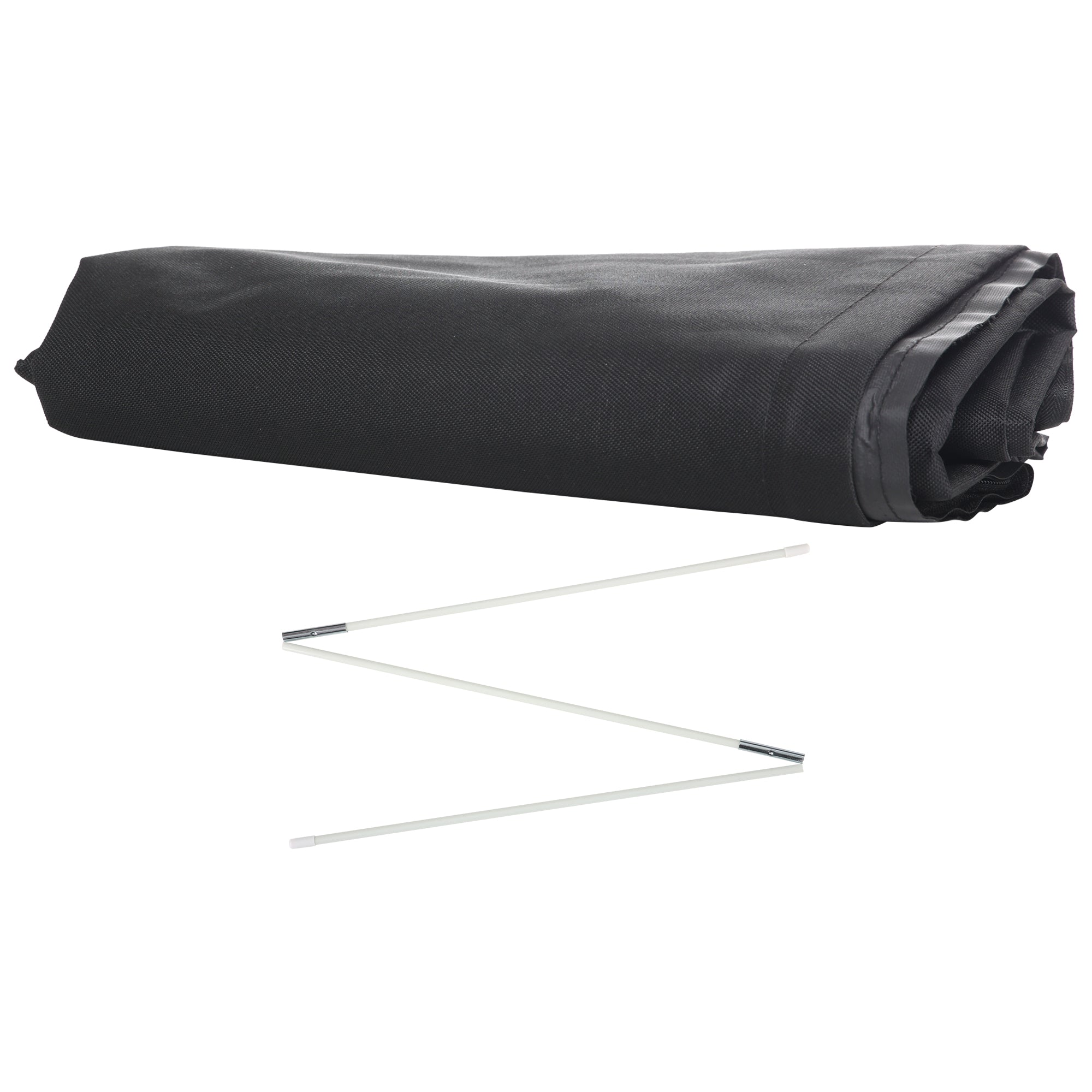 Outsunny Outdoor Large Umbrella Cover Patio Cantilever Banana Parasol Protector Weather Resistant Black 