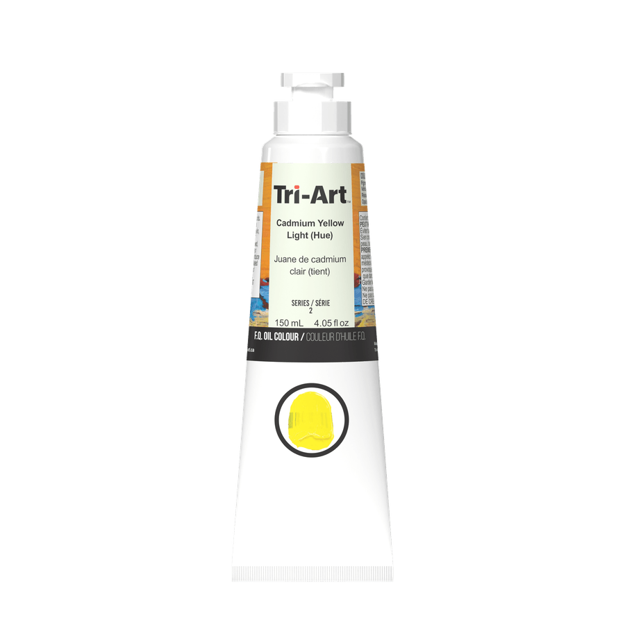 Tri-Art Oil Colours - Cadmium Yellow Light Hue 