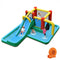 Inflatable Water Slide with Splash Pool Water Park and 680W Blower