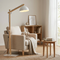 OSLO White Scandinavian Floor Lamp