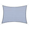 Outsunny Rectangular Sun Shade Sail: 10'x13' UV Protector Outdoor Patio Canopy with Carry Bag, Grey