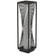 Outsunny Rattan Solar Floor Lamp, Decorative Outdoor Lamp with Auto On/Off LED Lights, IP44 for Patio, Porch, Pathway, Grey