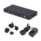 2-Port Dual-Monitor DisplayPort KVM Switch with Dual View Video Matrix, 4K 60Hz, 4x USB Hub Ports, Hotkey Switching, DP 1.2 Matrix KVM, TAA Compliant
