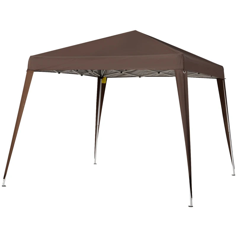 8' x 8' Pop Up Canopy, Outdoor Folding Tent, Portable Party Tent with Carrying Bag for Camping, Party, Picnic, Coffee