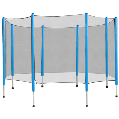 Soozier 14FT Trampoline Net Enclosure Safety Accessories with 8 Poles 