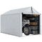7' x 5' Portable Shed, Waterproof Bike Tent with Roll-up Zipper Door and Galvanized Metal Frame for Bike