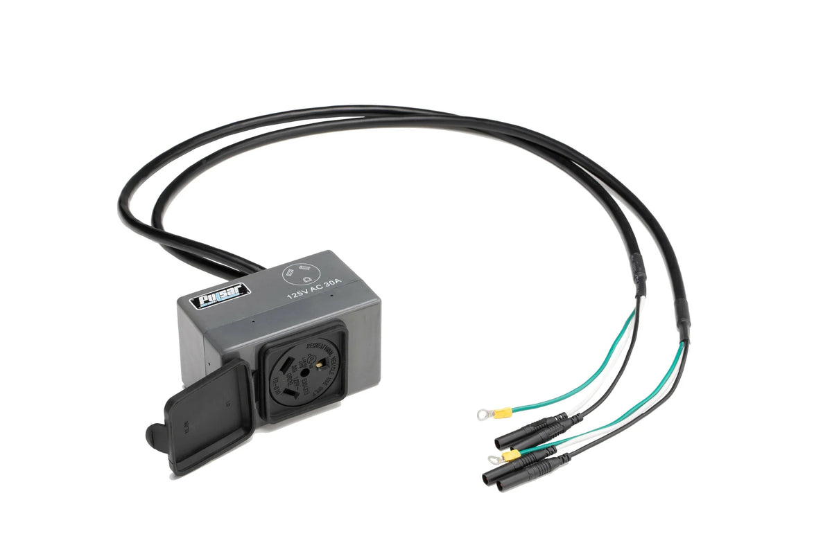 Pulsar 30A Inverter Generator Parallel Kit – 120V TT-30R RV Outlet with 3 ft Cables