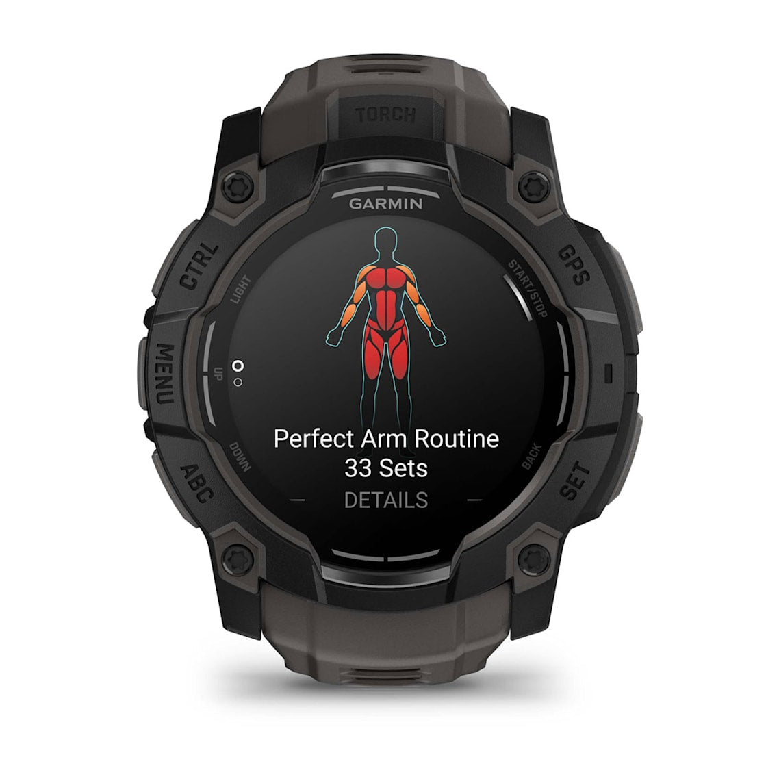 Garmin Instinct 3 – 50 mm, AMOLED Black with Charcoal Band