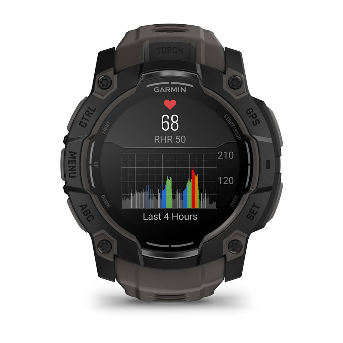 Garmin Instinct 3 – 50 mm, AMOLED Black with Charcoal Band