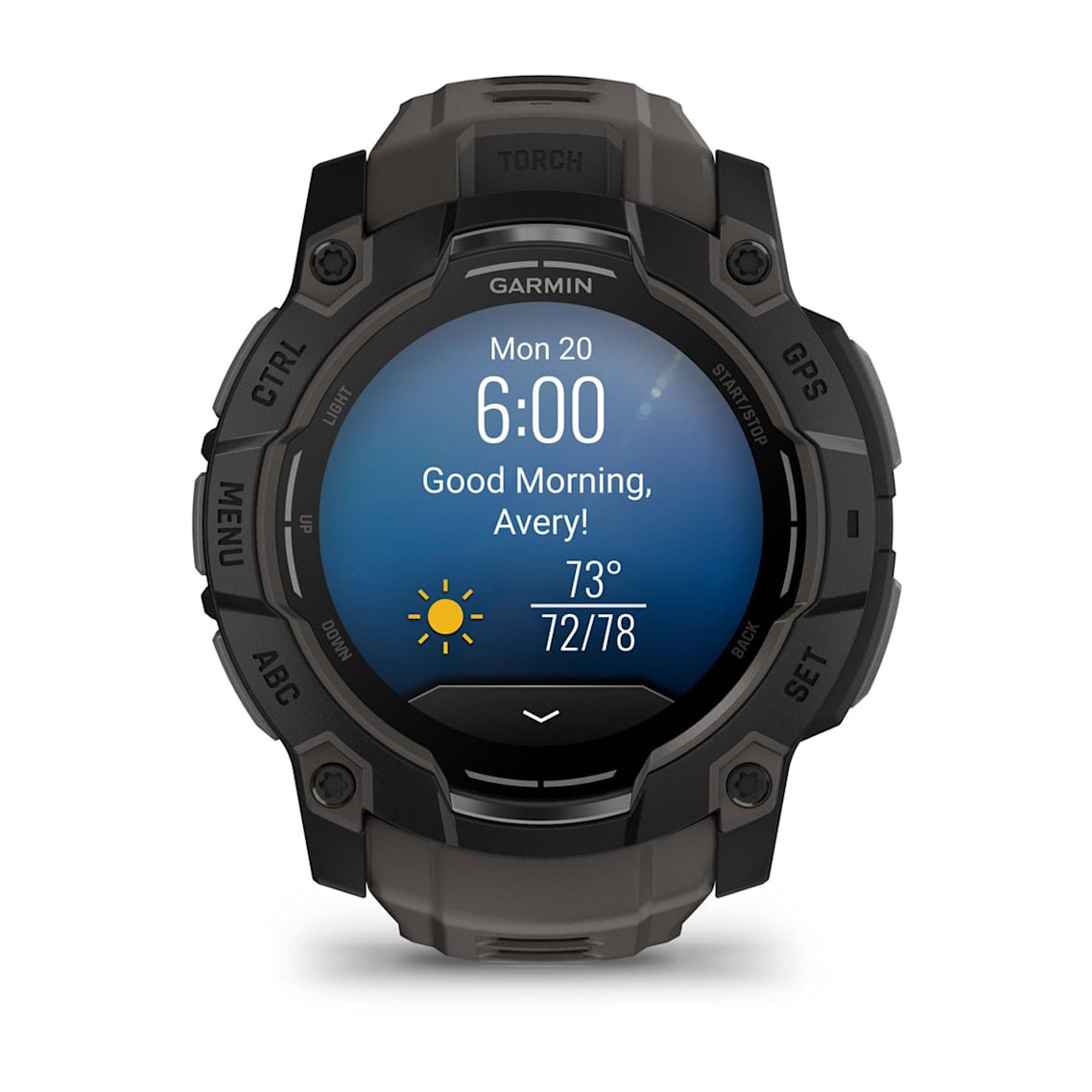 Garmin Instinct 3 – 50 mm, AMOLED Black with Charcoal Band
