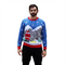 Santa Peeing On Melting Snowman Sweater – Funny Adult Humor Ugly Christmas Sweater, Colorful & Festive Holiday Designz