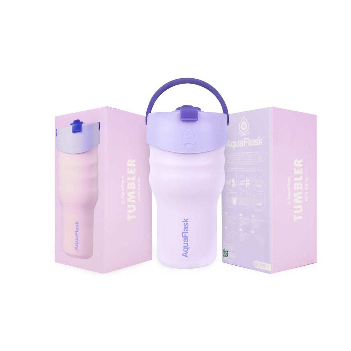 Aqua Flask 20oz – Stainless Steel Tumbler, Vacuum Insulated, Hot & Cold, Leak Proof 