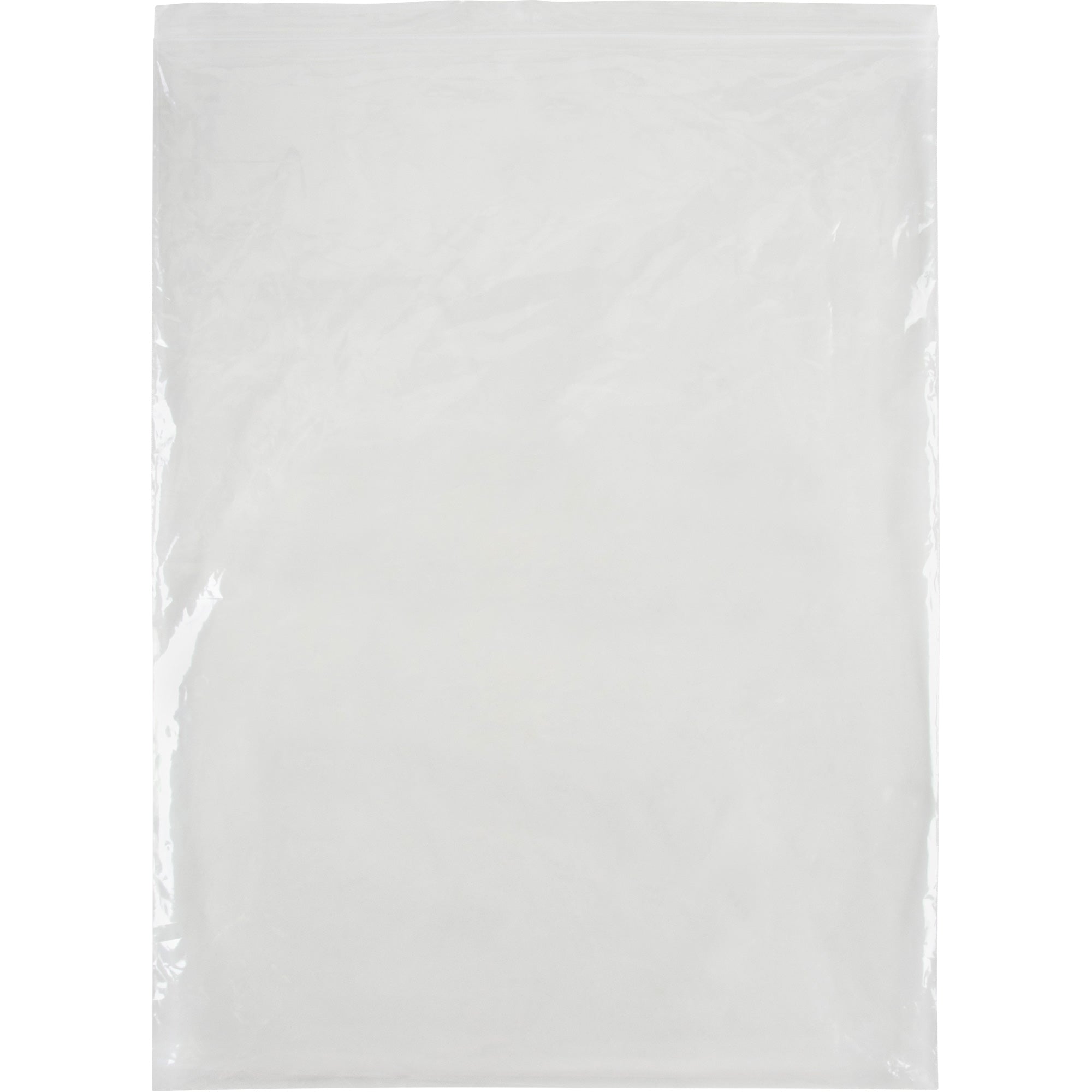 Poly Bags, Reclosable, 20" x 15", 2 mils 