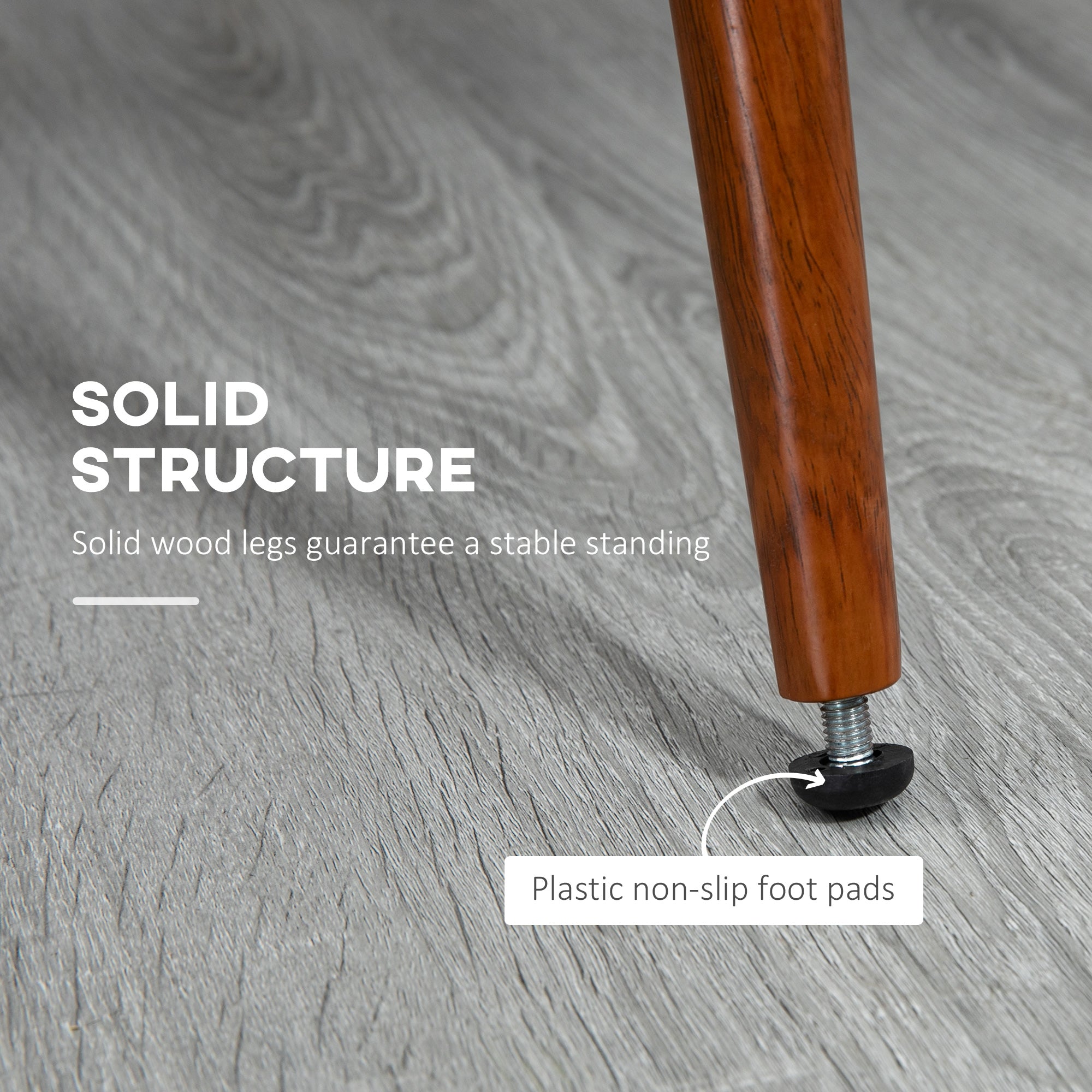 HOMCOM Dining Chair Pair: Modern PU Leather Upholstered, Steel Legs, Side Makeup Chairs, Grey Shade 