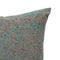 Peacock Cushion Cover – Grey & Teal Accent, 70% Viscose 30% Polyester, Hand-Made in Canada