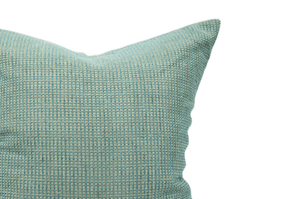 Turquoise Boucle Cushion Cover 
