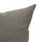 Graphite Cushion Cover – Handmade Soft Grey Polyester, 20