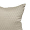 Reflection Cushion Cover – Taupe Woven Elipse Fabric, Hidden Cream Zipper, Hand-made in Canada